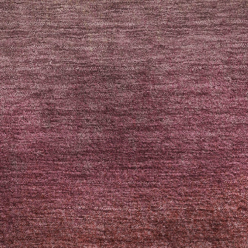 8' X 10' Red And Blush Ombre Washable Area Rug With UV Protection