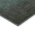 8' Pale Aqua Gray And Ivory Ombre Washable Round Rug With UV Protection