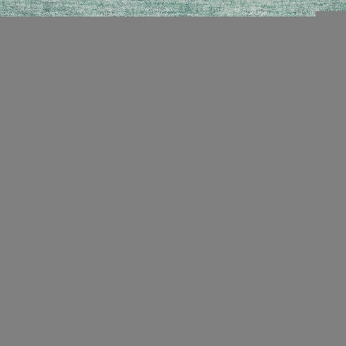 8' Pale Aqua Gray And Ivory Ombre Washable Round Rug With UV Protection