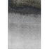 8' X 10' Silver Gray And Black Ombre Washable Area Rug With UV Protection