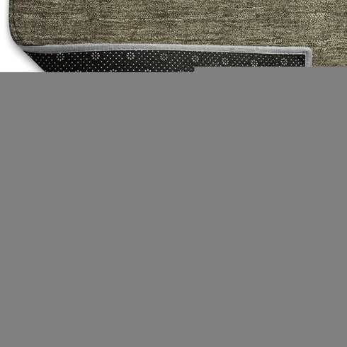 8' X 10' Taupe Beige And Gold Ombre Washable Area Rug With UV Protection