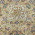 5' X 8' Gold Gray And Ivory Oriental Washable Area Rug With UV Protection