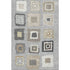 8' X 10' Gray Ivory And Beige Geometric Washable Area Rug With UV Protection
