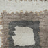 8' Ivory Gray And Brown Geometric Washable Round Rug With UV Protection