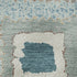 8' X 10' Teal Ivory And Beige Geometric Washable Area Rug With UV Protection