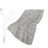 50" X 70" Gray And Ivory Damask Polyester Woven Plush Throw Blanket