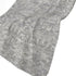 50" X 70" Gray And Ivory Damask Polyester Woven Plush Throw Blanket