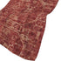 50" X 70" Red And Maroon Damask Polyester Woven Plush Throw Blanket