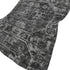 50" X 70" Black And Gray Damask Polyester Woven Plush Throw Blanket
