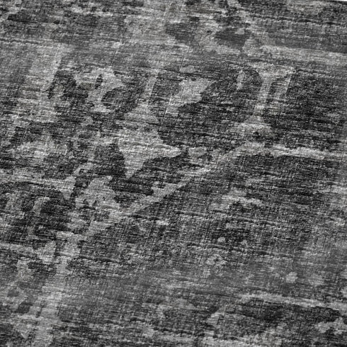 50" X 70" Black And Gray Damask Polyester Woven Plush Throw Blanket