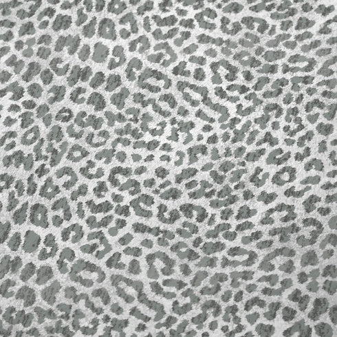 50" X 70" Gray And Ivory Leopard Microfiber Plush Throw Blanket