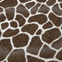 50" X 70" Coffee And Ivory Giraffe Microfiber Plush Throw Blanket