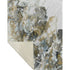 50" X 70" Gray And Ivory Abstract Polyester Woven Plush Throw Blanket