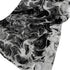 50" X 70" Ivory And Black Abstract Polyester Woven Plush Throw Blanket