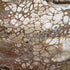 50" X 70" Chocolate And Ivory Abstract Polyester Woven Plush Throw Blanket