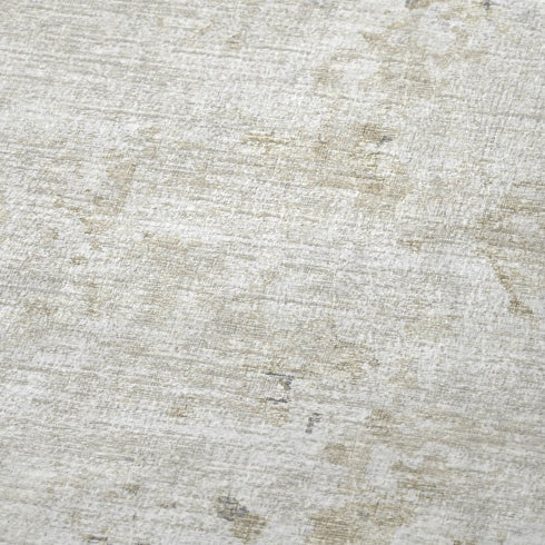 50" X 70" Ivory And Beige Abstract Microfiber Plush Throw Blanket