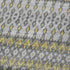 50" X 70" Gray And Gold Geometric Polyester Woven Plush Throw Blanket
