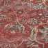 50" X 70" Red Pewter And Beige Damask Microfiber Plush Throw Blanket