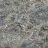 50" X 70" Blue And Pewter Damask Polyester Woven Plush Throw Blanket