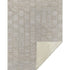50" X 70" Ivory And Beige Geometric Microfiber Plush Throw Blanket