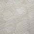 50" X 70" Ivory And Beige Geometric Microfiber Plush Throw Blanket