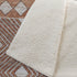 50" X 70" Rust And Ivory Geometric Microfiber Plush Throw Blanket