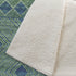 50" X 70" Green And Blue Geometric Microfiber Plush Throw Blanket