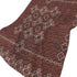 50" X 70" Rust And Ivory Geometric Polyester Woven Plush Throw Blanket