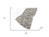50" X 70" Tan And Beige Geometric Polyester Woven Plush Throw Blanket