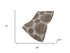 50" X 70" Brown And Beige Geometric Polyester Woven Plush Throw Blanket