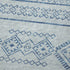 50" X 70" Blue And Light Blue Geometric Microfiber Plush Throw Blanket