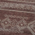 50" X 70" Rust And Ivory Geometric Microfiber Plush Throw Blanket