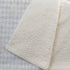 50" X 70" Linen And Ivory Houndstooth Microfiber Plush Throw Blanket