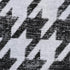 50" X 70" Black And White Houndstooth Polyester Woven Plush Throw Blanket