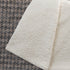 50" X 70" Chocolate And Brown Houndstooth Polyester Woven Plush Throw Blanket