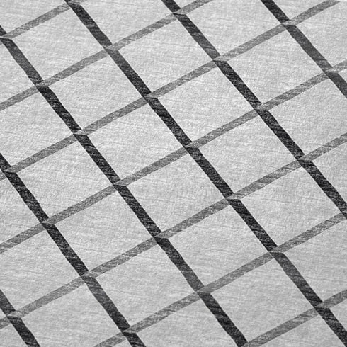 50" X 70" Gray And Ivory Geometric Microfiber Plush Throw Blanket
