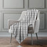 50" X 70" Gray And Ivory Geometric Microfiber Plush Throw Blanket