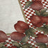 50" X 70" Red Ivory And Green Checkered Microfiber Plush Throw Blanket