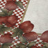 50" X 70" Red Ivory And Green Checkered Microfiber Plush Throw Blanket