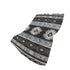 50" X 70" Midnight Silver And Blue Geometric Polyester Woven Plush Throw Blanket