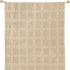 50" X 60" Tan And Beige Patchwork Cotton Woven Throw Blanket