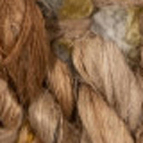 5' X 8' Natural And Green Hand Woven Jute Blend Area Rug
