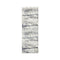 8' Gray And Blue Abstract Distressed Runner Rug