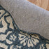 6' Blue And Ivory Wool Medallion Hand Tufted Round Rug