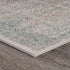 5' X 8' Gray And Red Medallion Distressed Area Rug