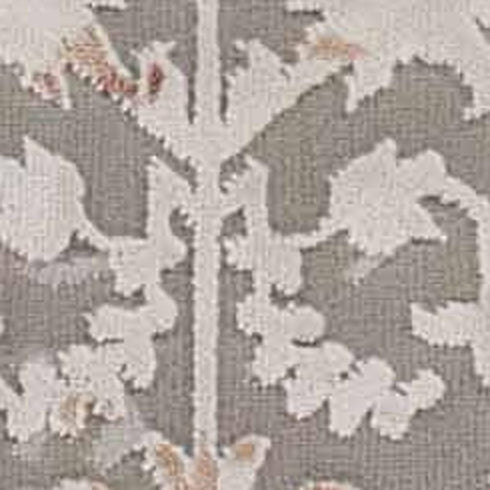 5' X 8' Gray And Red Medallion Distressed Area Rug