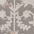 5' X 8' Gray And Red Medallion Distressed Area Rug