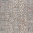5' X 8' Gray And Red Medallion Distressed Area Rug