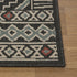 8' X 10' Black And Beige Geometric Area Rug