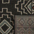 8' X 10' Black And Beige Geometric Area Rug